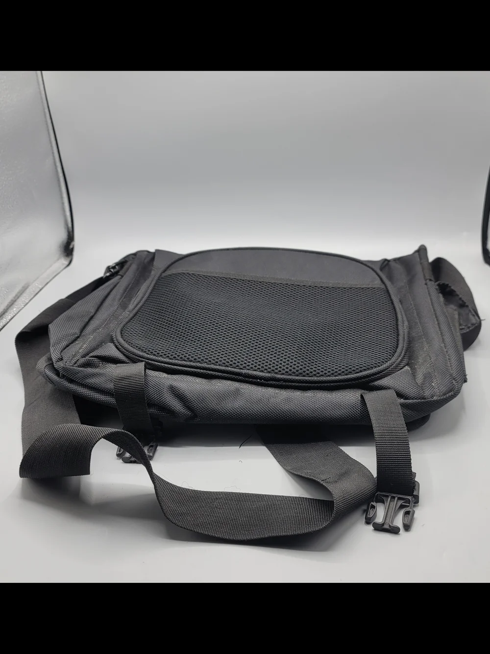 The North Face Laptop Black Messenger Bag Multi-Pockets Waist & Chest Strap